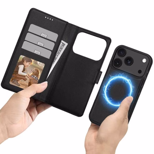 Tech-Protect Wallet MagSafe Чехол для iPhone 17 Pro Max - матовый чёрный