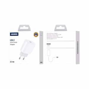 Lādētājs Jellico AK180 20W USB-C balts