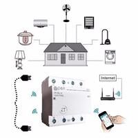 SONOFF viedais slēdzis, 4-polīgs, Wi-Fi