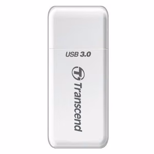 Atmiņas karšu lasītājs USB3.1 Transcend RDF5 balts