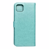 MEZZO grāmatas tipa viedtālruņa apvalks SAMSUNG A22 5G ar mandalas rakstu, zaļš