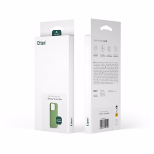Etteri Silikona mag futrālis iPhone 12 / 12 Pro 6,1" gaiši zaļš