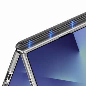 Dux Ducis Stex vāciņš Samsung Galaxy Z Fold 7 ar 360° statīvu - Melns