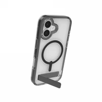 ZAGG Santa Cruz Snap KS MagSafe Maciņš with Stand iPhone 17 - Clear and Melns