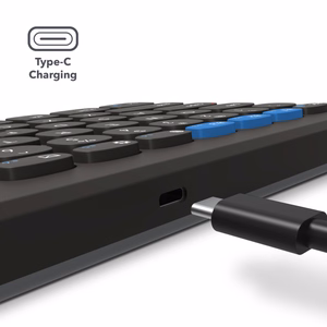 ZAGG Pro Keyboard Mid Size-Charcoal-UK (wireless charging on mat)
