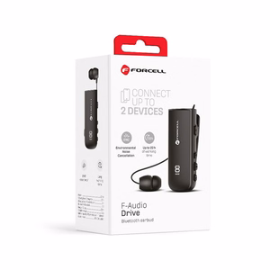 FORCELL F-AUDIO Drive EarBud bezvadu austiņa Bluetooth melna