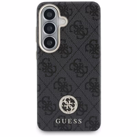 Guess maciņš 4G Rhinestone Round Logo MagSafe for Samsung Galaxy S26 melns