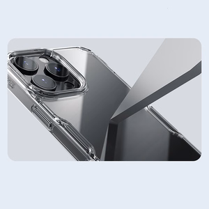 Nillkin Nature Pro viedtālruņa apvalks iPhone 16 Pro - caurspīdīgs un balts
