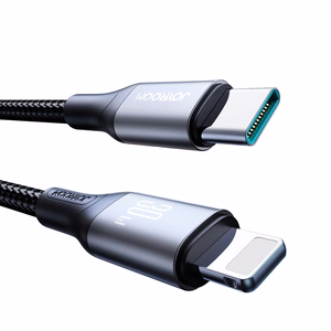 Joyroom S-A28 Flash Series 30W USB-C - Lightning kabelis 1m - melns