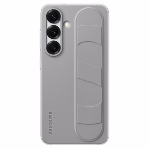 Samsung Standing Grip Case vāciņš, paredzēts Samsung Galaxy S25, pelēks