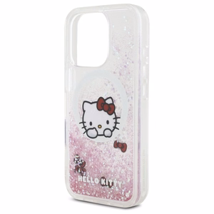 Hello Kitty Šķidrais Spīdums Sweet Kitty Bows Magnētiskais Viedtālruņa apvalks iPhone 16 Pro Max - Balts