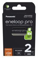 Rechargeable batteries PANASONIC ENELOOP PRO AA 2500 mAh 2 szt (BK-3HCDE/2CP)