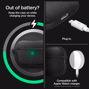 Чехол Spigen Urban Fit для Apple AirPods Pro 1 / 2 — чёрный