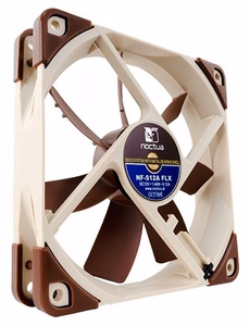 Noctua NF-S12A FLX datora korpusa ventilators 12 cm bēšs, brūns