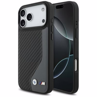 BMW M Carbon Logo Magnētiskais viedtālruņa apvalks iPhone 17 Pro Max - grafīts