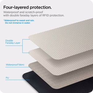 Pretzagļu Spigen maciņš Keyless RFID signāla bloķētājs - melns