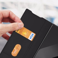 Dux Ducis Brill viedtālruņa apvalks Samsung Galaxy Z Fold7 ar magnētisko aizdari - melns