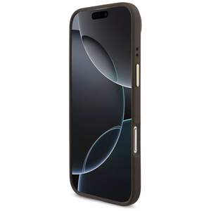 GUESS viedtālruņa apvalks IPHONE 17 Air (PU W/ Big 4G Classic Logo) zelts un brūns