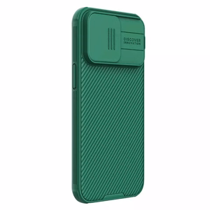 Nillkin CamShield Pro PC+TPU apvalks viedtālrunim Iphone 15 Pro Max zaļš