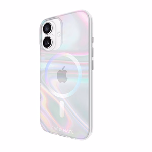 Case-Mate Soap Bubble MagSafe vāciņš ierīcei iPhone 16, zaigojošs