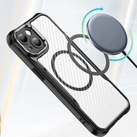 Defender Carbon Mag apvalks iPhone 14 6,1" melns