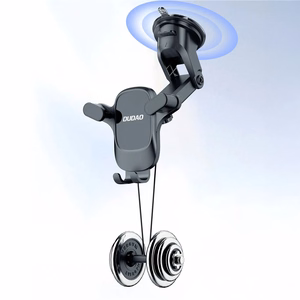 Dudao F5PRO+ auto turētājs ar piesūcekni - melns