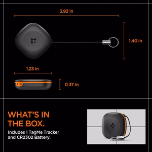 SPIGEN TAGME BLUETOOTH IZSEKOTĀJS MELNS