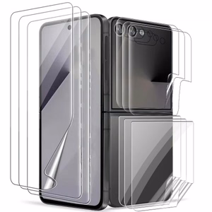 Ekrāna aizsardzība Flexible Clear HD komplekts 2in1 Samsung F751 Z Flip7 (Bulk)