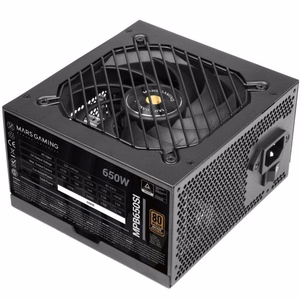 Mars Gaming MPB650SI barošanas bloks 650 W 24 kontaktu ATX ATX melns