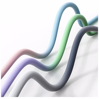 Kabelis USAMS Bicolor Series SJ756 PD 60W USB-C/USB-C 1.2m zaļi violets