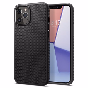 SPIGEN чехол Liquid Air для IPHONE 12 / 12 PRO матовый чёрный