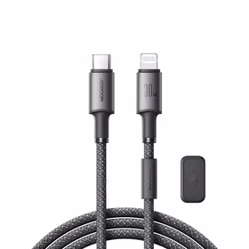 Joyroom 30W USB-C Lightning kabelis, 1,2 m, pelēks