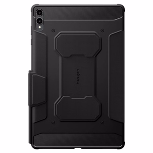 Spigen Rugged Armor „Pro“ apvalks Samsung Galaxy Tab S11 Ultra 14.6 planšetdatoram - melns