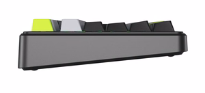 F99 Pro Black+Grey+Green GrayWood RGB AULA gasket tastatūra