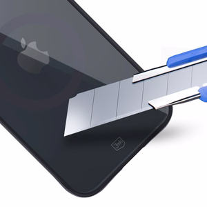 3mk satīna bruņu magnētiskais viedtālruņa apvalks ar MagSafe iPhone 13 / 14 - caurspīdīgs ar melnu rāmi