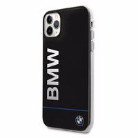 BMW Signature drukāts logotips iPhone apvalks iPhone 11 Pro - melns
