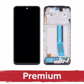 LCD Displejs Saderīgs ar Xiaomi Redmi Note 11S (4G) / Poco M4 Pro 4G Melns ar Frame OEM
