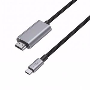 Tech-Protect UltraBoost USB-C–HDMI 2.1 kabelis, 200 cm, 8K 60 Hz – pelēks