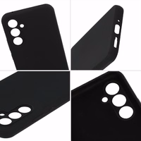 Tel Protect Silikona Premium viedtālruņa apvalks Samsung Galaxy A14 4G/5G Melns