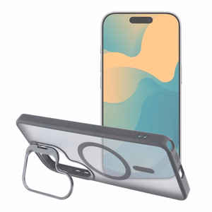 Case for Samsung A57 Forcell F-Protect Shadow Stand Premium compatible with MagSafe grey