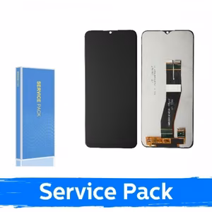 LCD Displejs Samsung A025F A02s non-EU Melns (Service Pack / Aftermarket)(NF versija)