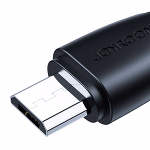 Joyroom S-UM018A11 Surpass USB-A–Micro-USB kabelis, 0,25 m (melns)