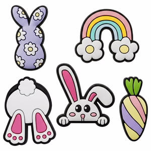 3D uzlīme Bunny 5 gab. komplekts