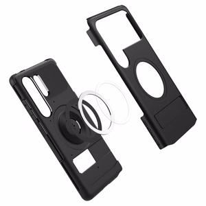 Spigen Slim Armor Mag MagSafe Viedtālruņa apvalks Samsung Galaxy S25 Ultra - melns