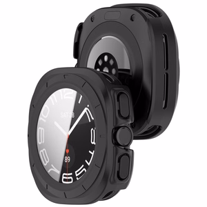 Tech-Protect Defense 2-Pack Case for Samsung Galaxy Watch Ultra 47mm - Clear Matte Black