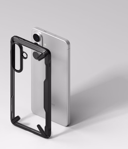 Ringke Fusion X Maciņš for Samsung Galaxy S26+ - caurspīdīgs melns