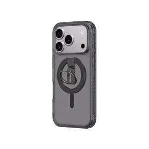 AmazingThing Titan Pro Grip Ring komplekts viedtālruņa apvalks iPhone 17 Pro, saderīgs ar MagSafe - melns