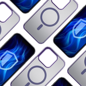 3mk Frosty Magnētiskais violets viedtālruņa apvalks Apple iPhone 16 Pro Max - violets