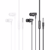 HOCO universālās austiņas ar mikrofonu M112 baltas