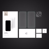 Tech-Protect Supreme komplekts iPhone 15 2x rūdītais stikls ekrānam / rūdītais stikls kamerai